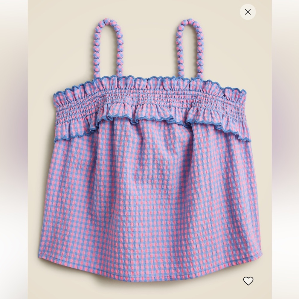 Crewcuts Girls Pink and Blue Gingham Set